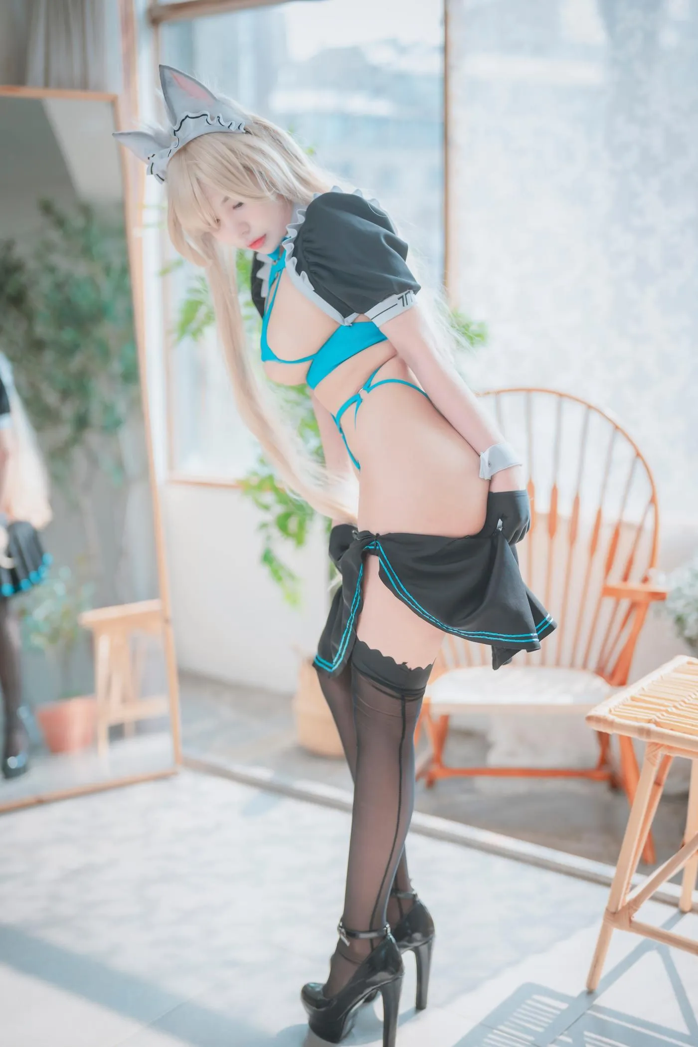 Zzyuri (쮸리) – NO.20 [DJAWA] 明日奈的女仆庄园[23] [53P]插图5